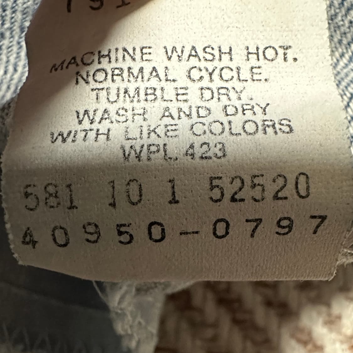 LEVI'S 550 90's usa made orangetab jeans 상품이미지5