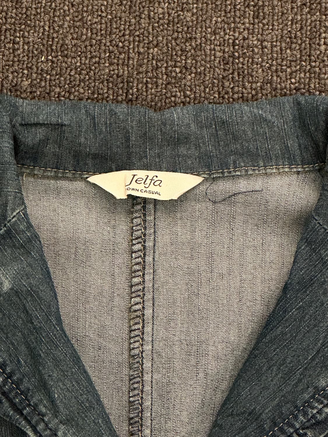 L)Japanese vintage 여성 레이스 데님 자켓 상품이미지4