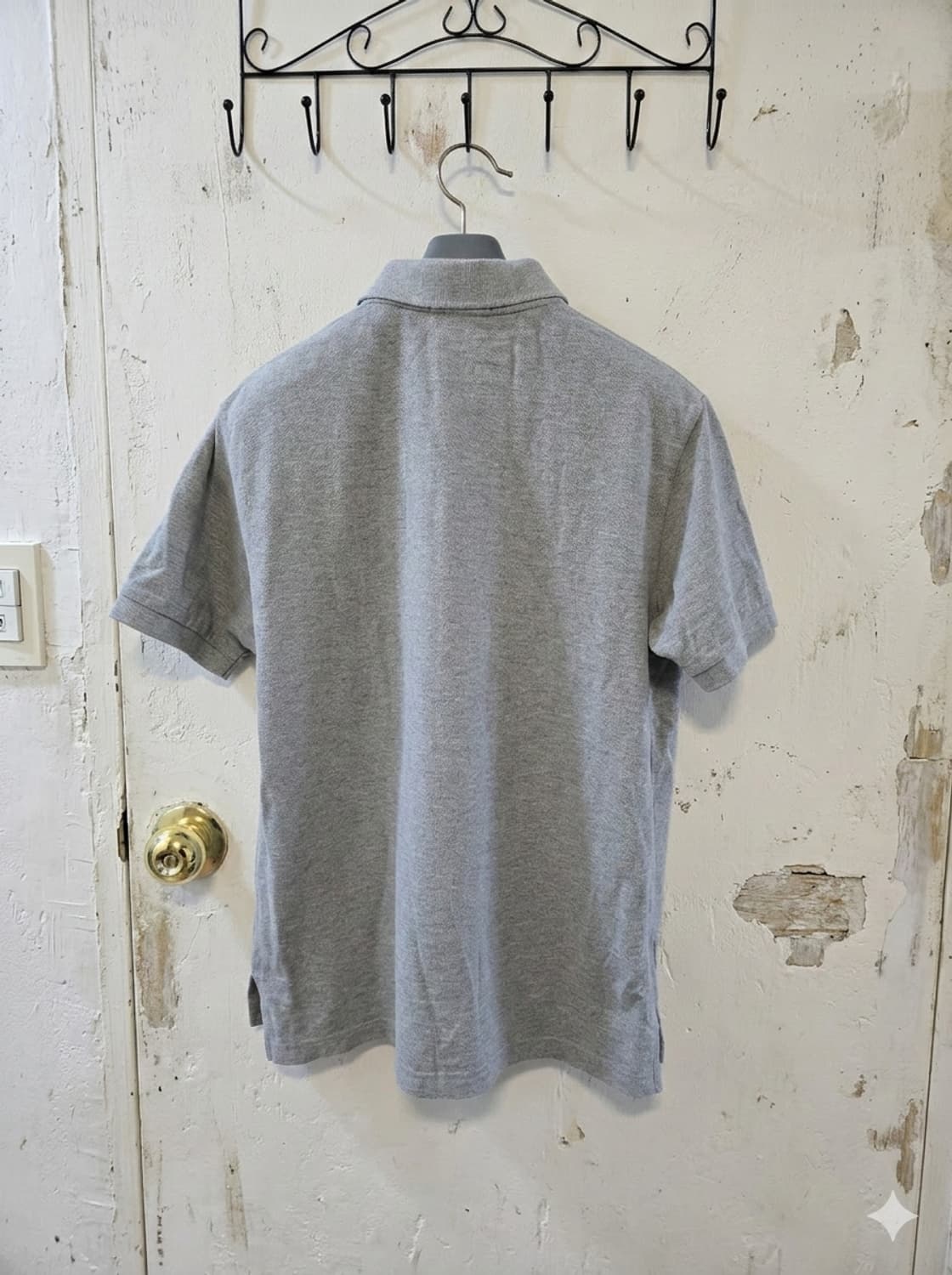 폴로 랄프로렌 회색 반팔 카라티 M 상품이미지2