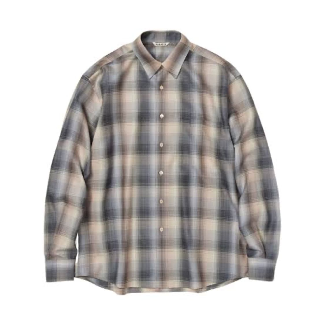 오라리 24aw 체크셔츠 상품이미지1