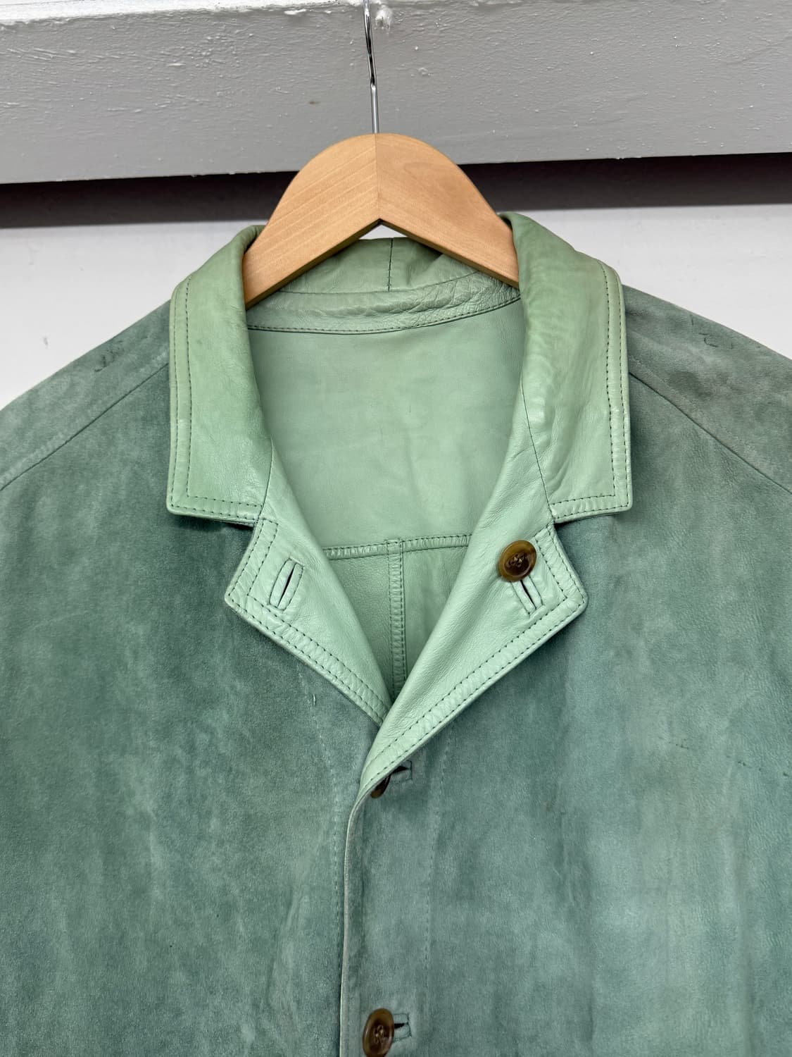 Remo mercalli  리버시블 레더 블루종  상품이미지2