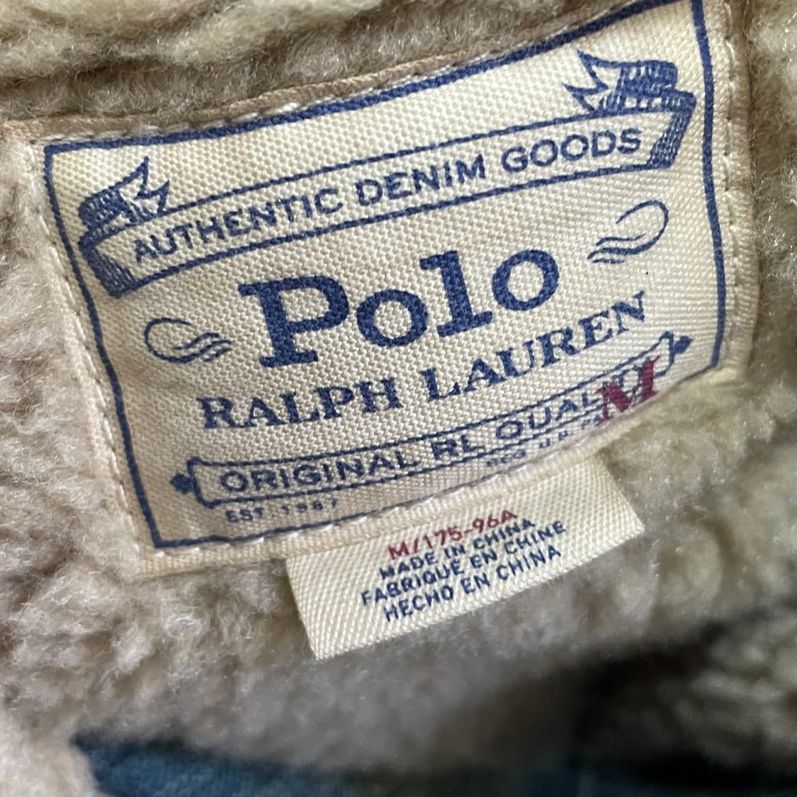 [M] 폴로 랄프로렌 아즈텍 나비호 셰르파 데님자켓 상품이미지2