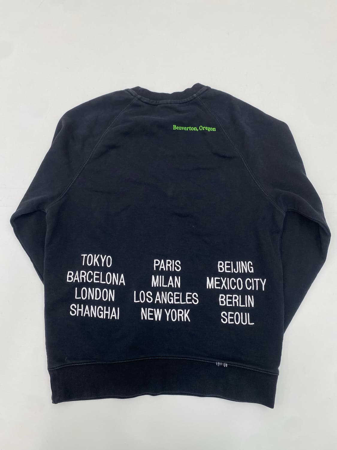 나이키 블랙 맨투맨 티셔츠 (m) 상품이미지5