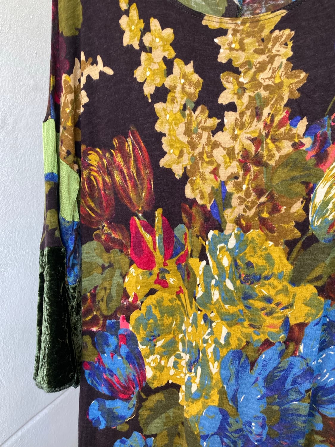 Max&Co 막스마라 플라워패턴 벨벳 원피스 상품이미지3