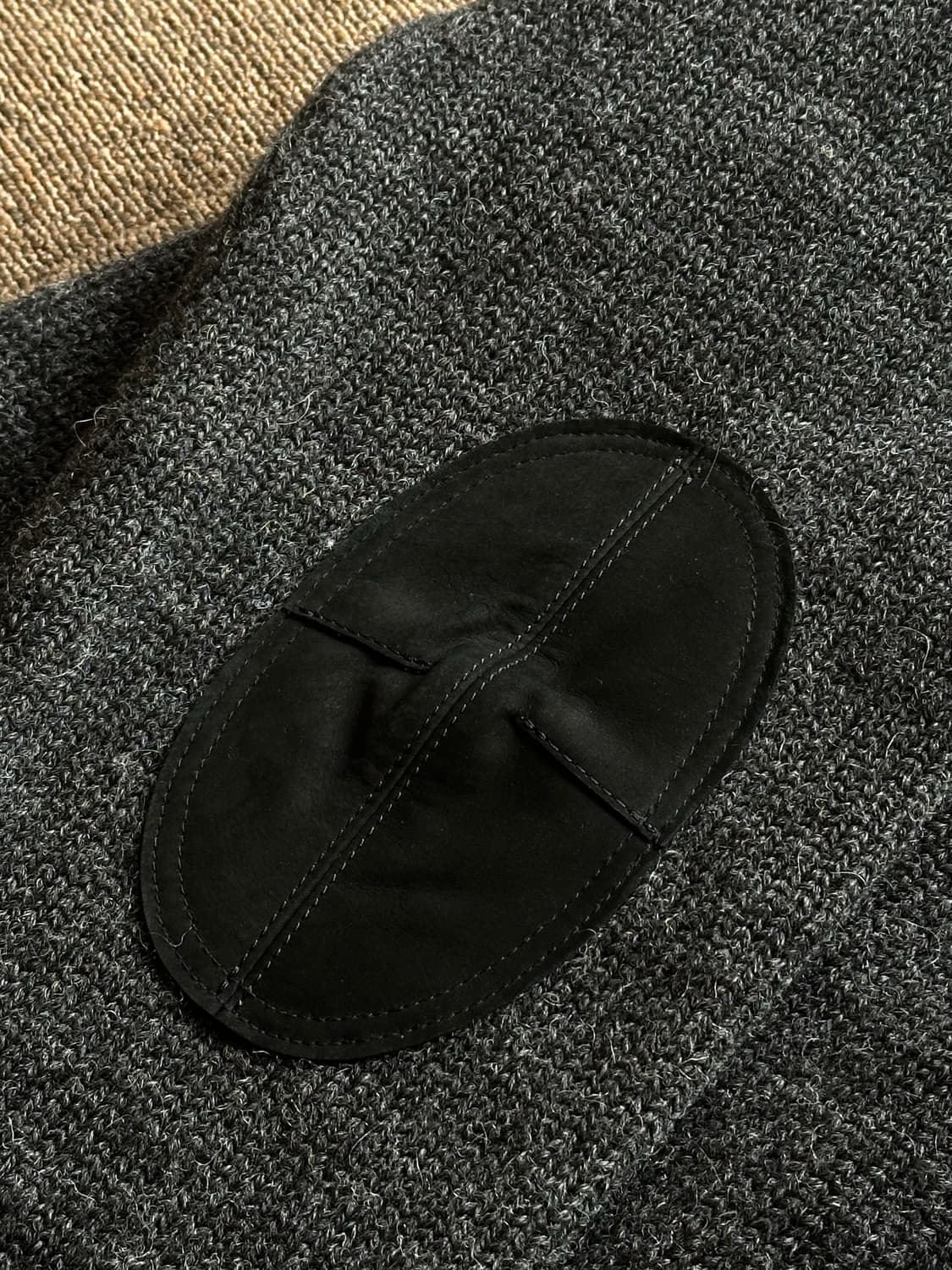 [38] old joe 올드조 트위디 얀 니트 집 스웨터 상품이미지6