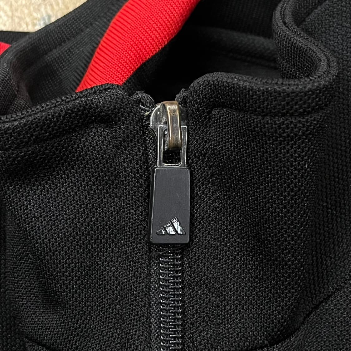 [정품/95] 아디다스 AC밀란 트랙탑 블랙 레드 져지 b10 상품이미지8
