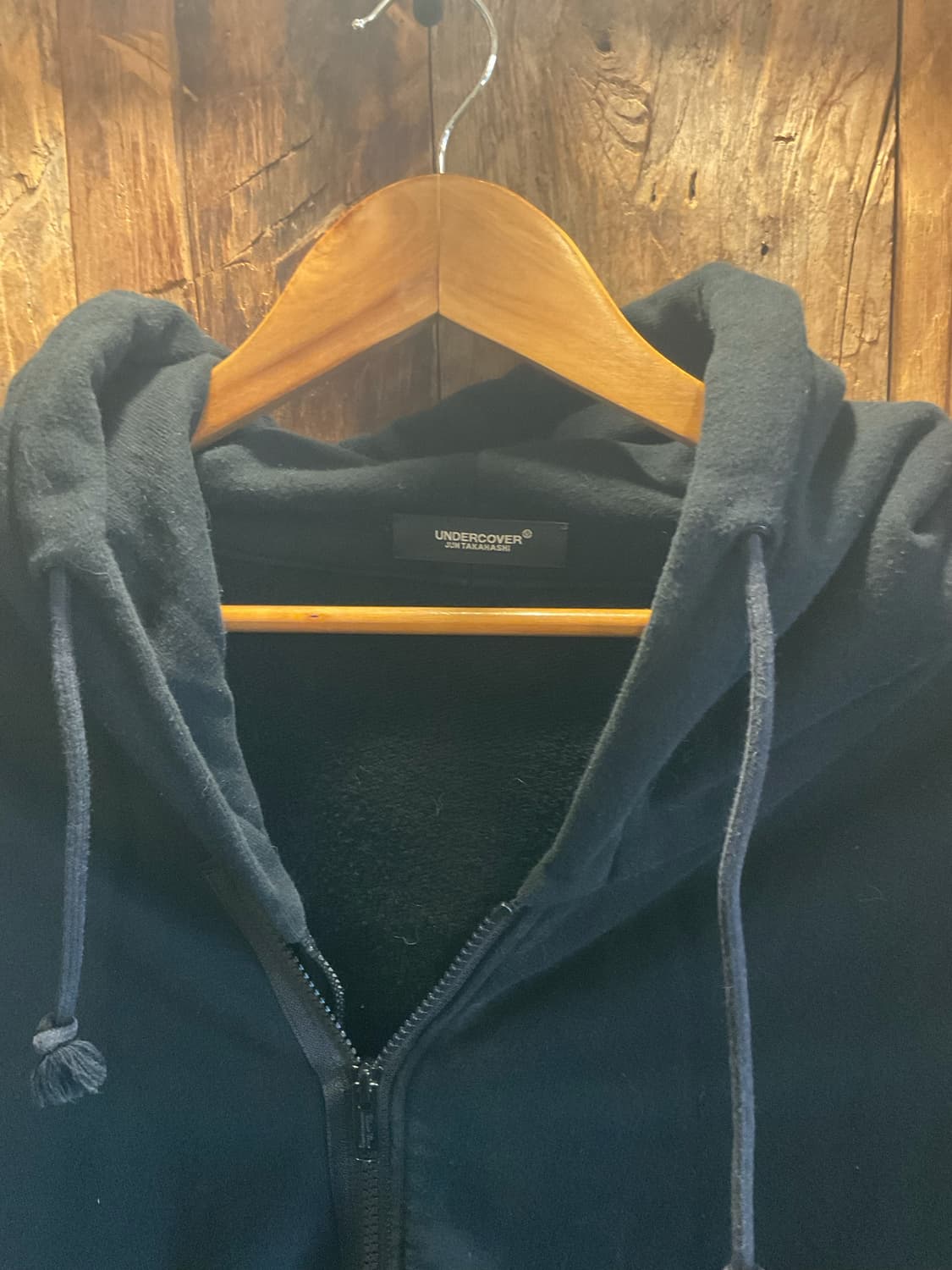 언더커버 비대칭 후드집업 상품이미지3