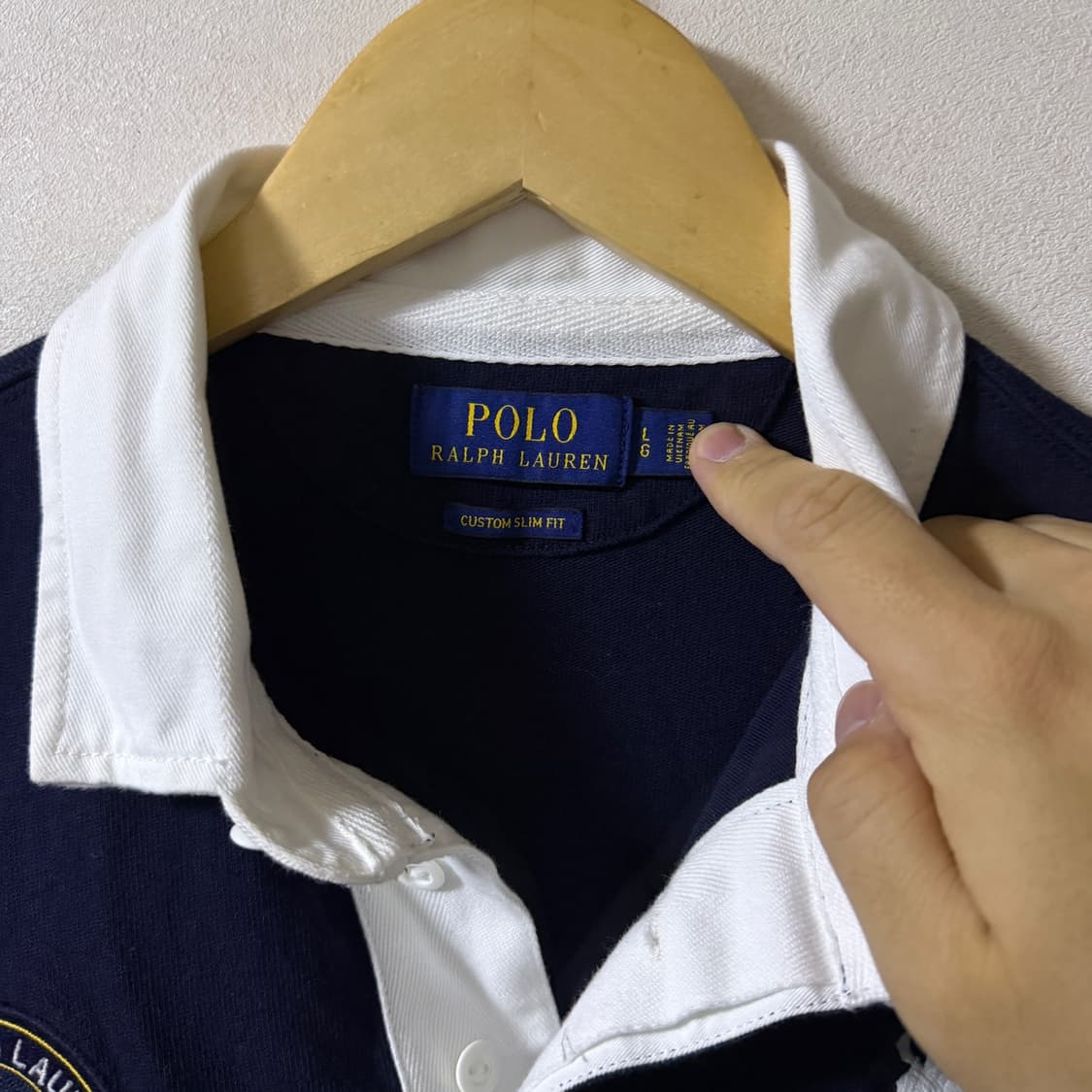 폴로 랄프로렌 빅포니 럭비 카라티셔츠 커스텀 L (남성 100-105) 상품이미지3