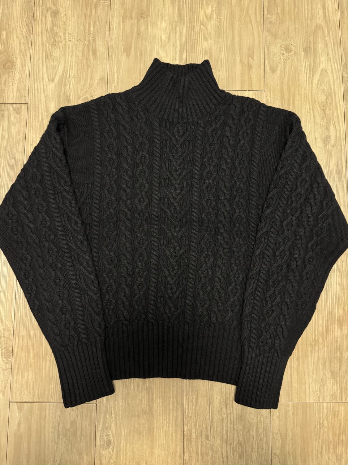 프루이 / 벌키 케이블 터틀넥 / 블랙 2 ( 100 ) 상품이미지3