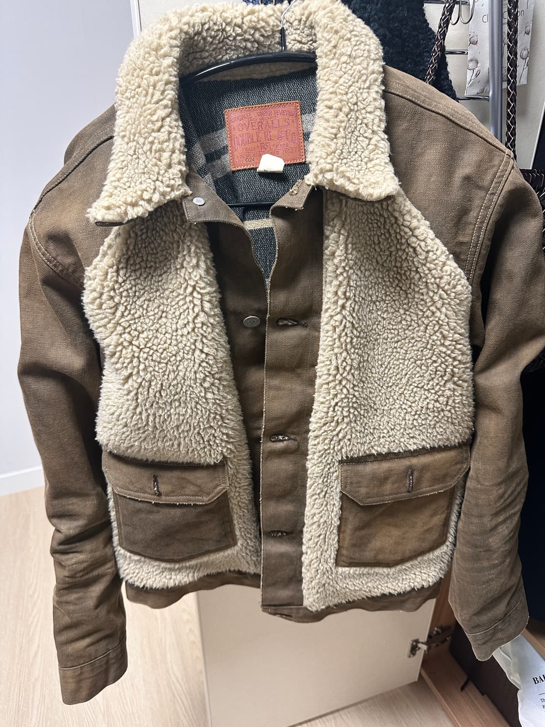 RRL 브라운 데님 그리즐리 M 상품이미지2