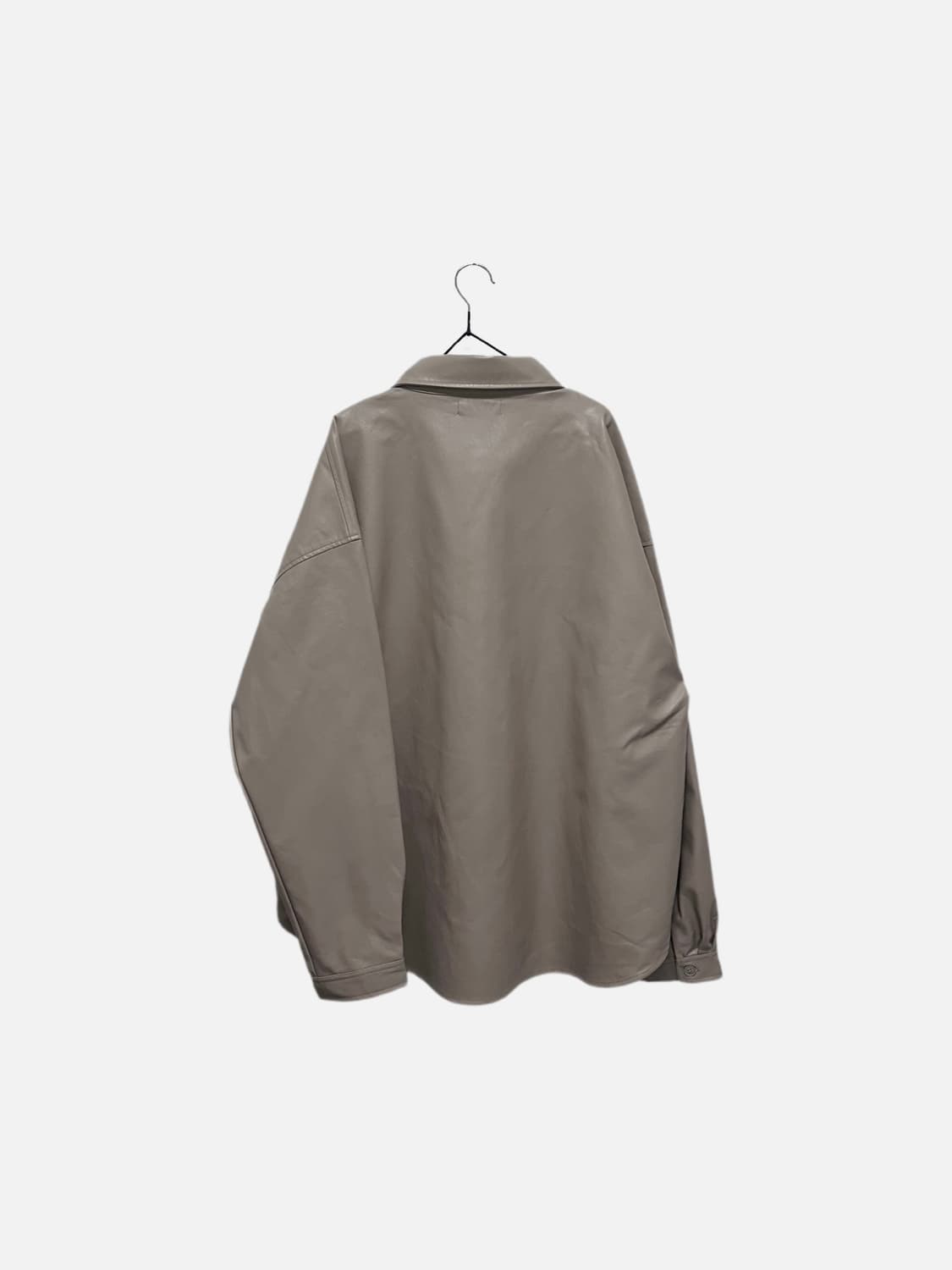 NOBLE PRODUCT 포켓 레더 셔츠 자켓 일본빈티지 상품이미지5