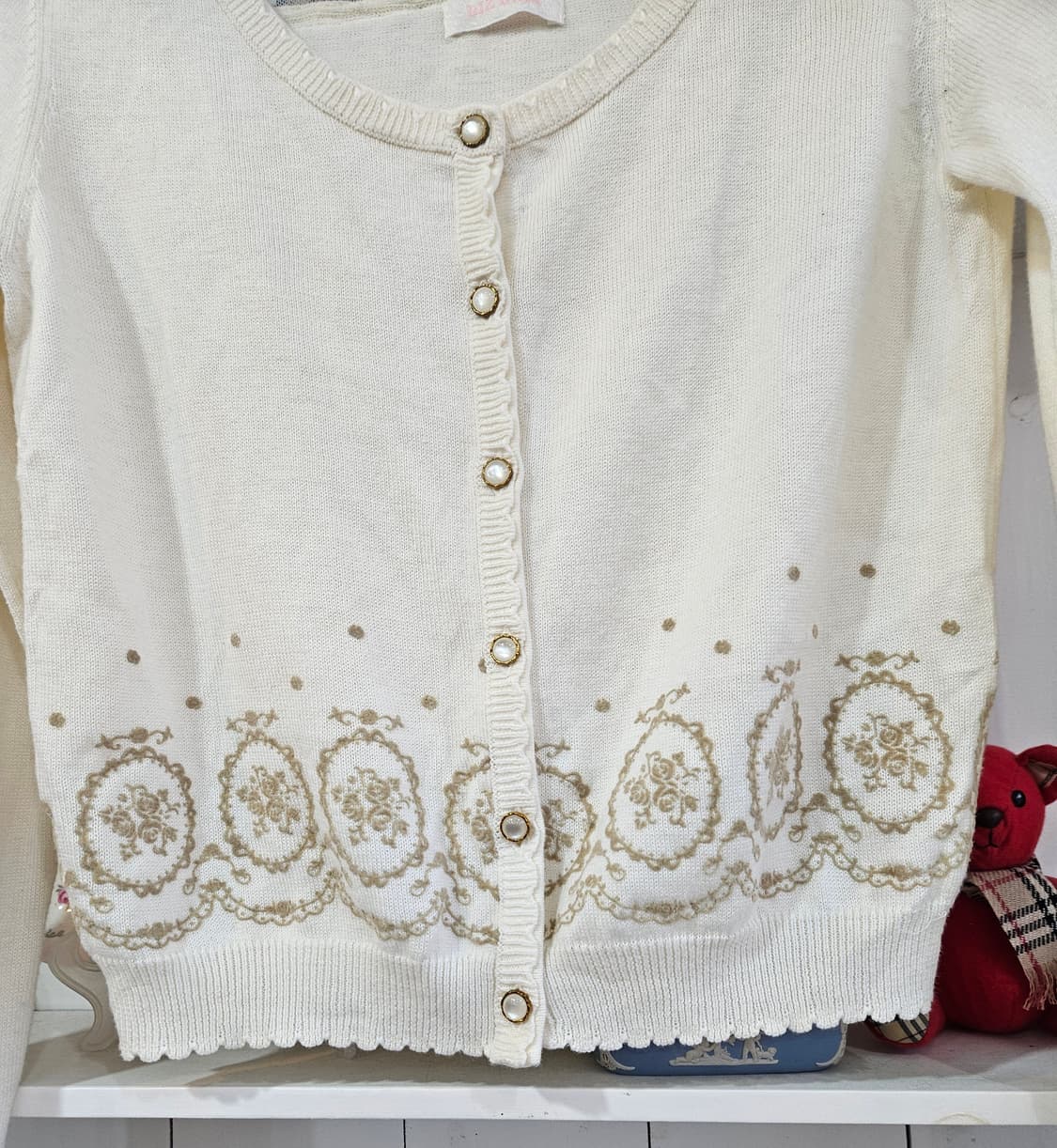 리즈리사(LIZ LISA) 도트시스루 가디건 상품이미지4