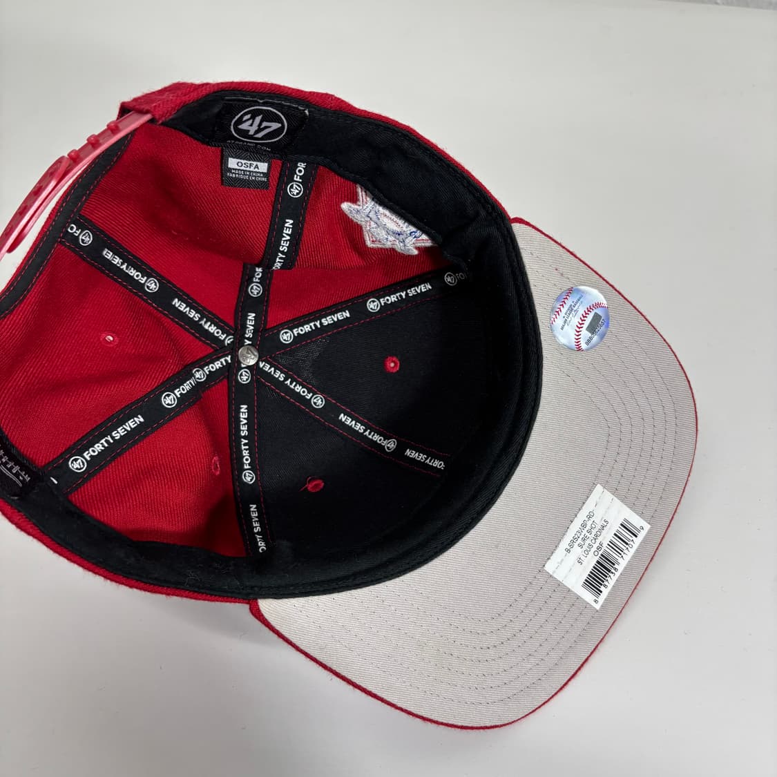 FREE 47브랜드 레드 세인트루이스 스냅백 상품이미지6