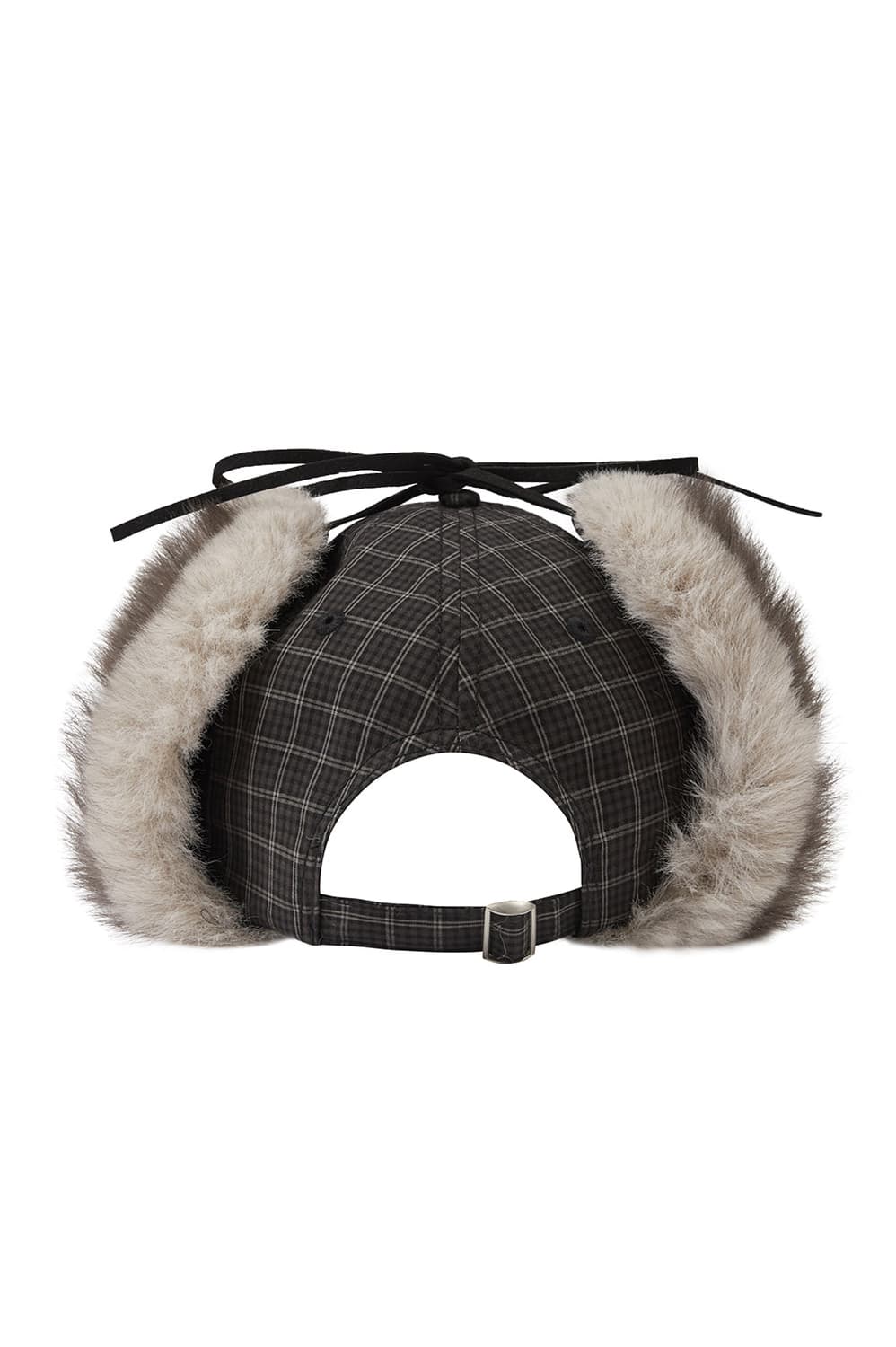 일리고 플러피 이어플랩 캡 체크 그린 상품이미지4