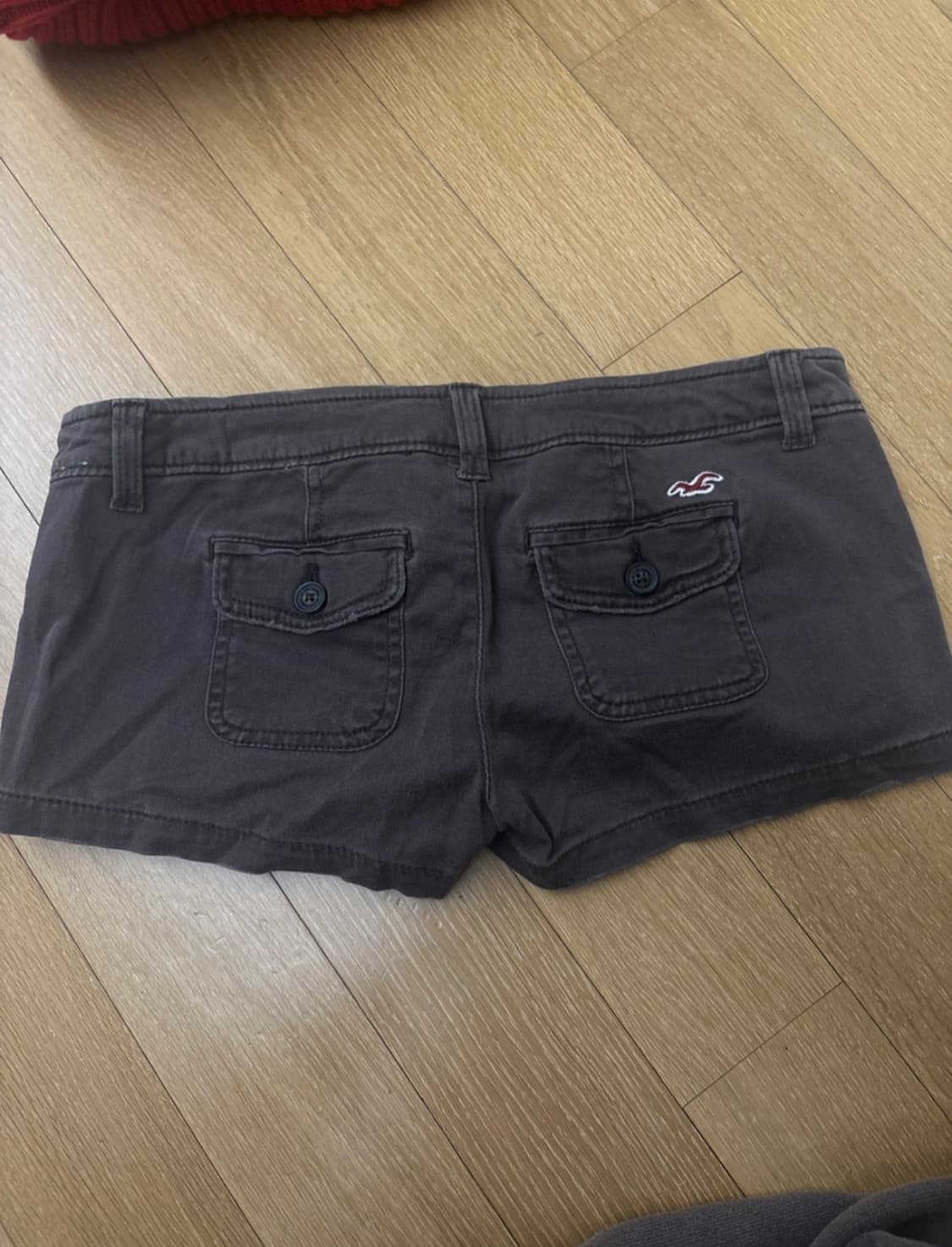 홀리스터 빈티지브라운 로우라이즈 반바지 상품이미지3