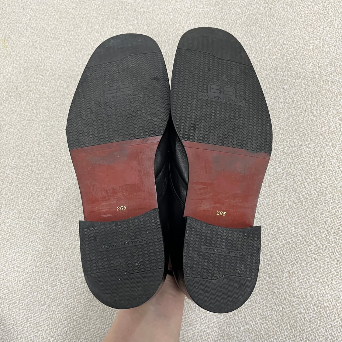 265 발렌시아가 빈티지 유팁 남성 구두 0219M 상품이미지6