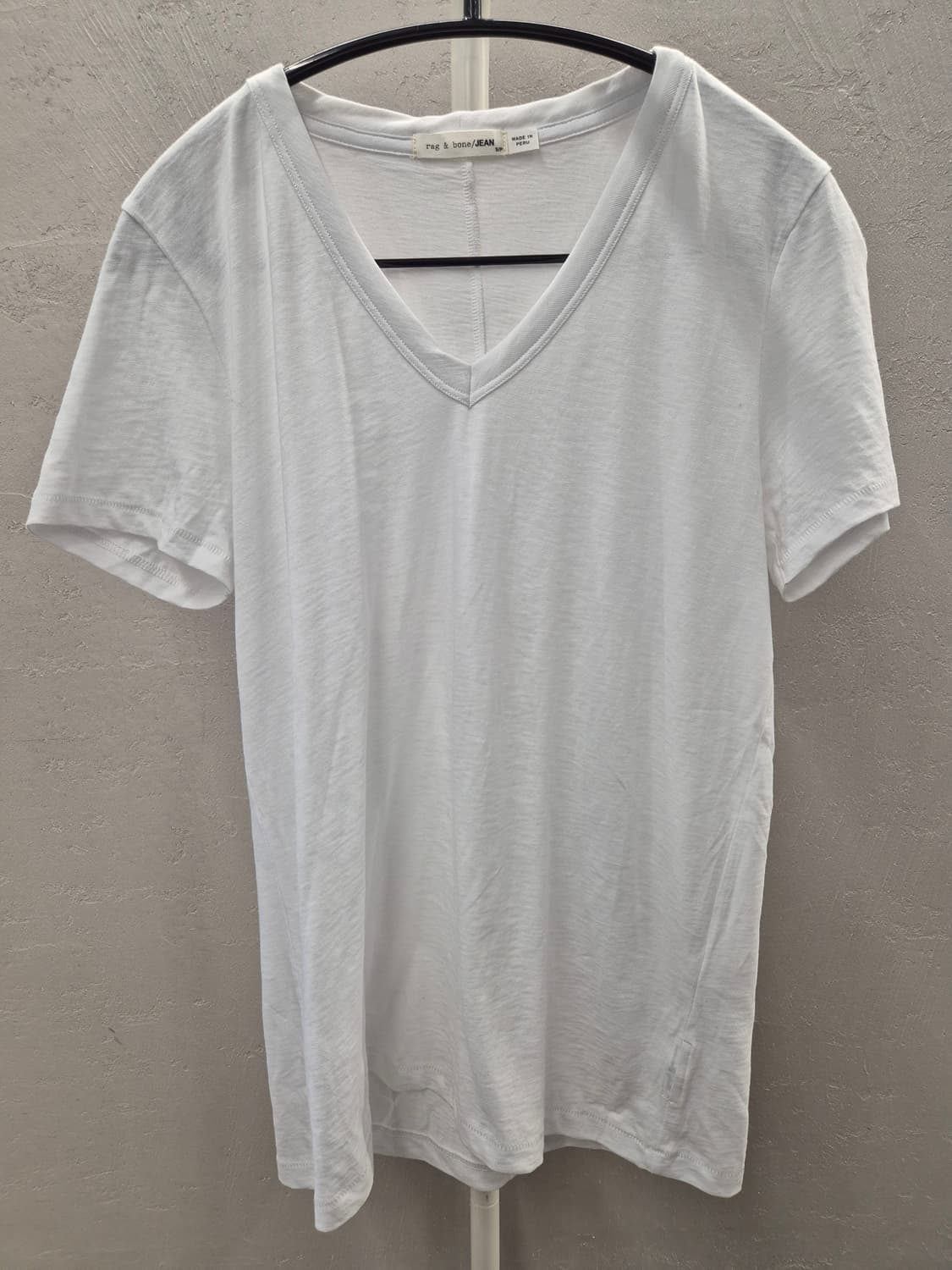 Rag & Bone V넥 기본 티셔츠 화이트 S 상품이미지2