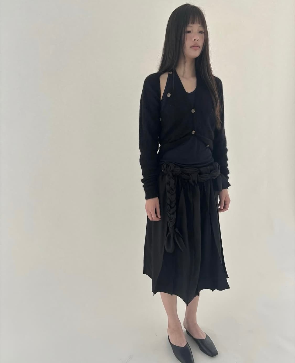 sankofa puella reversal entwine skirt 상품이미지2