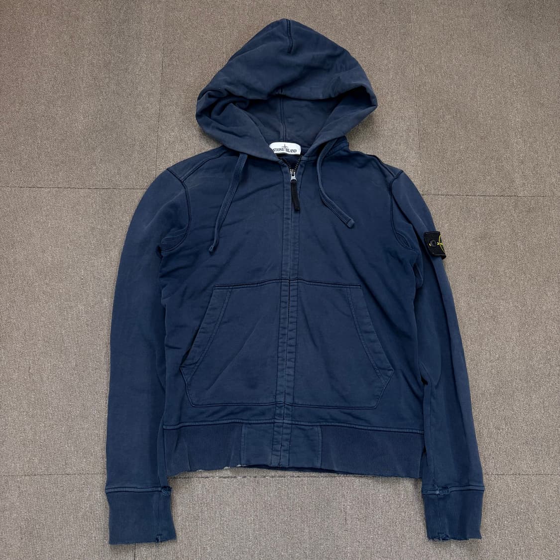 STONE ISLAND 스톤아일랜드 빈티지 와펜 후드집업 s 상품이미지1