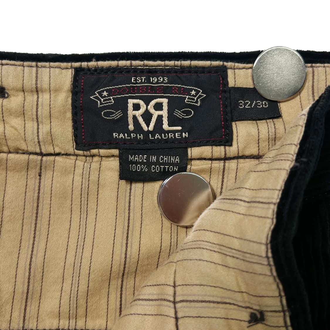 RRL 더블알엘 코듀로이 팬츠 블랙 (32/30) 상품이미지7