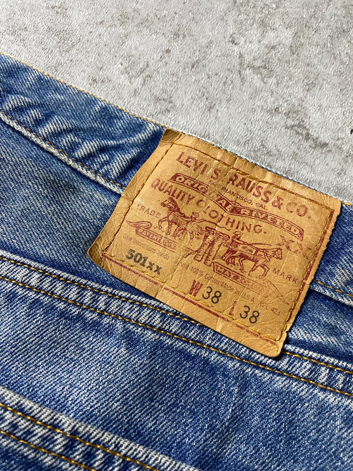 [35-36] 90s USA Levi's 리바이스 501xx 데님팬츠 상품이미지3