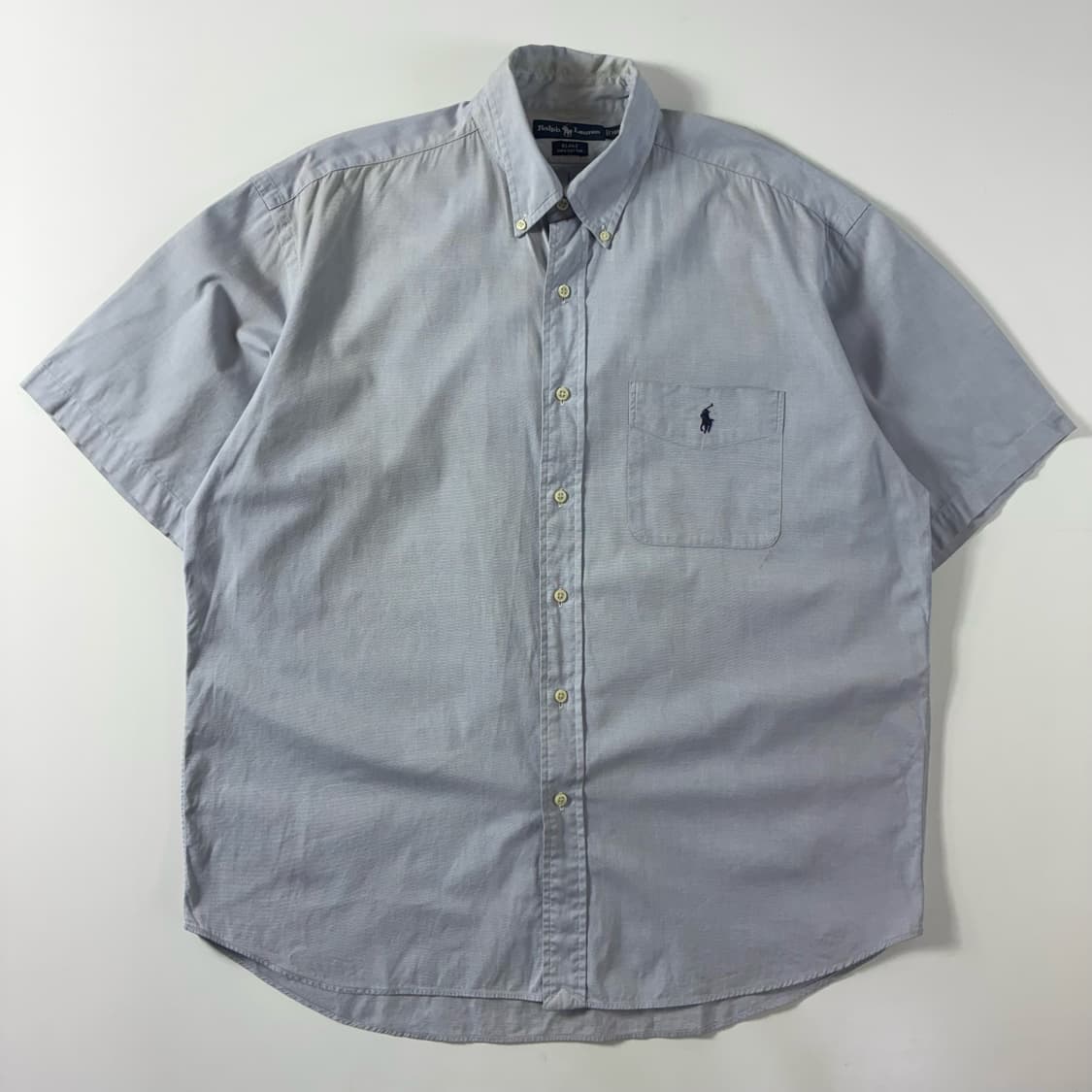 Polo  폴로 랄프로렌 자수 블레이크 코튼 소라 반팔 셔츠  상품이미지1