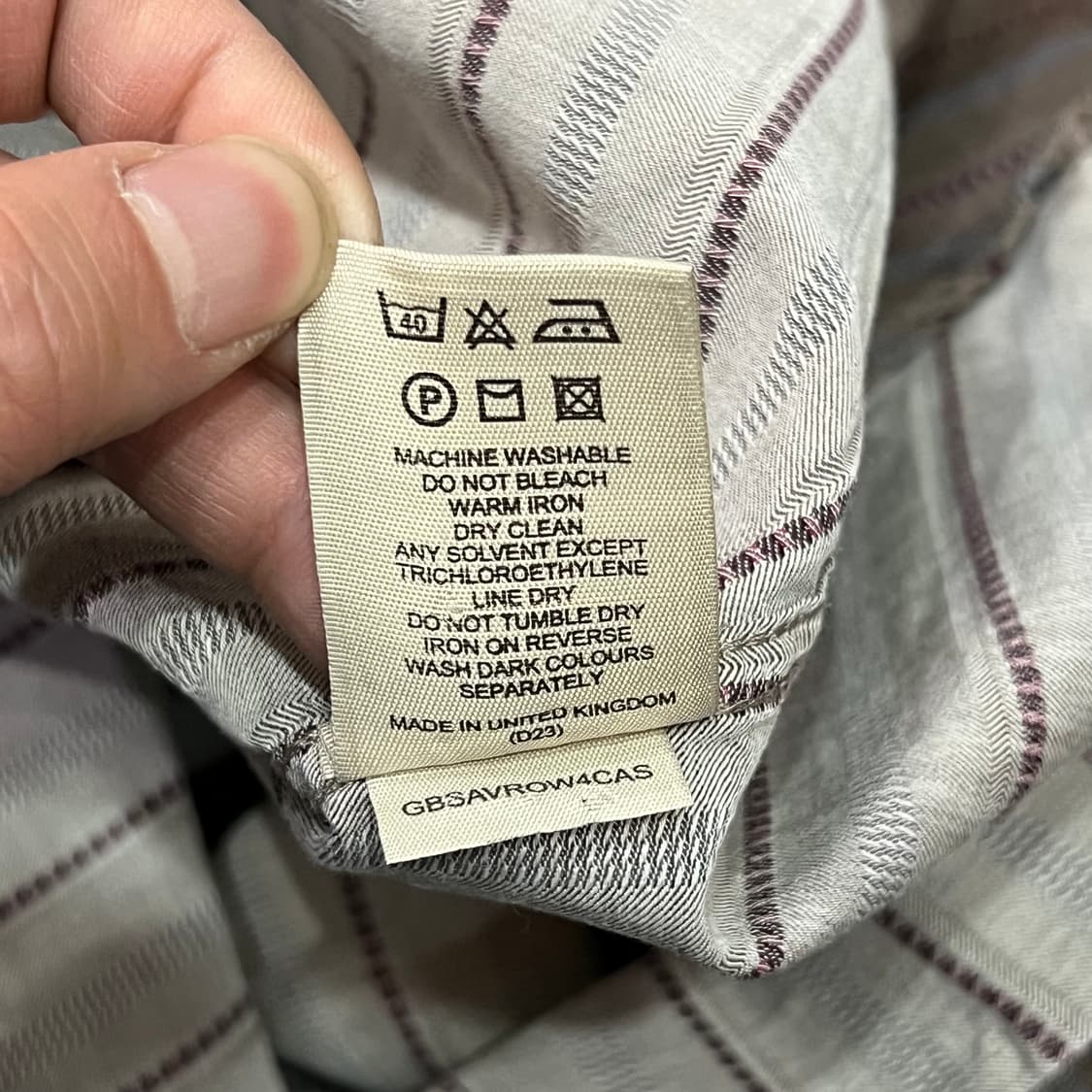  버버리 스트라이프 셔츠 +명품감정서 y15708 상품이미지8