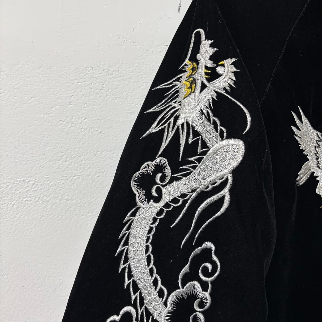 블랙 벨벳 리버시블 스카잔 상품이미지7