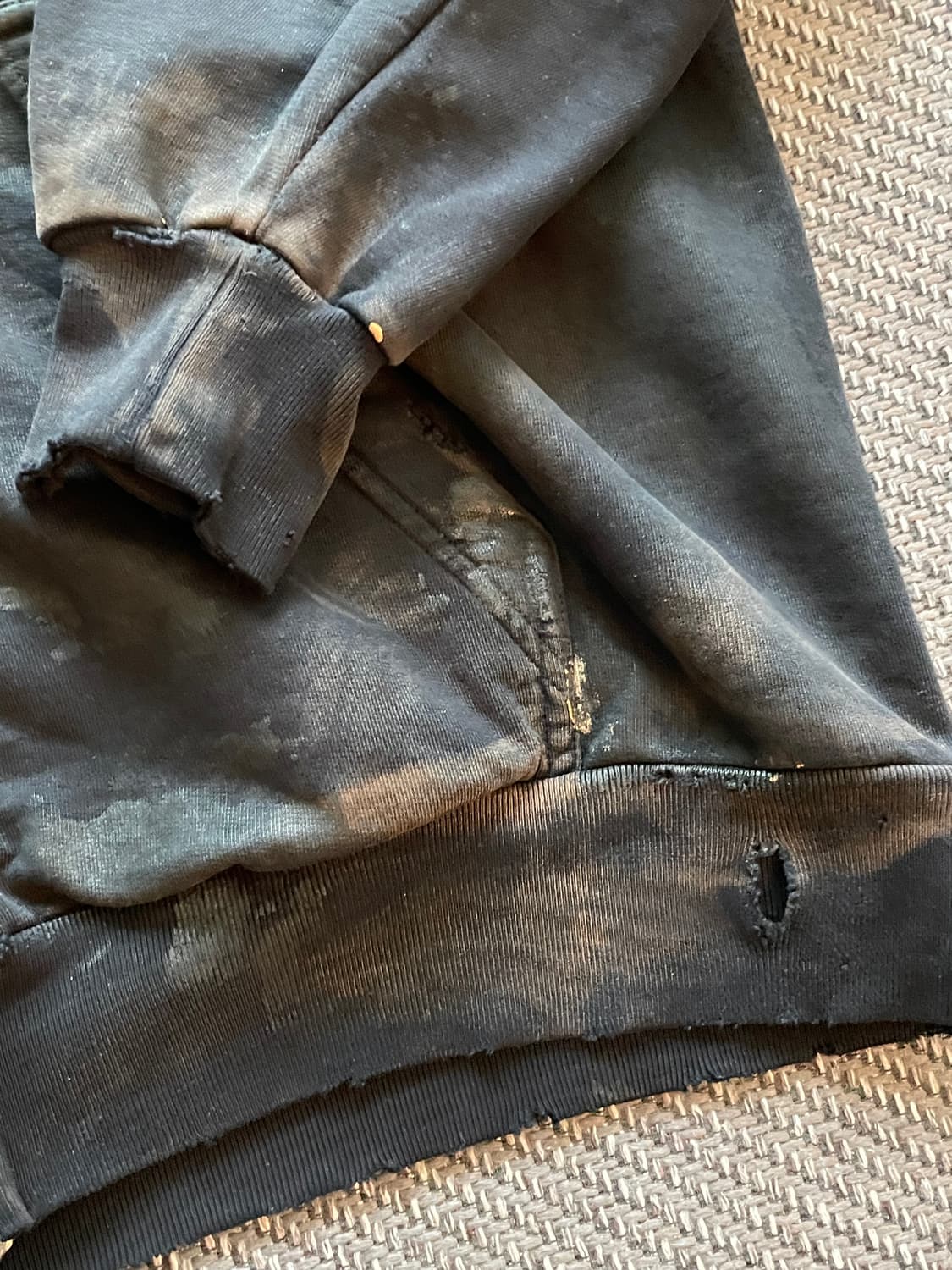 발렌시아가 머드 이펙트 오버사이즈 후드집업 상품이미지5