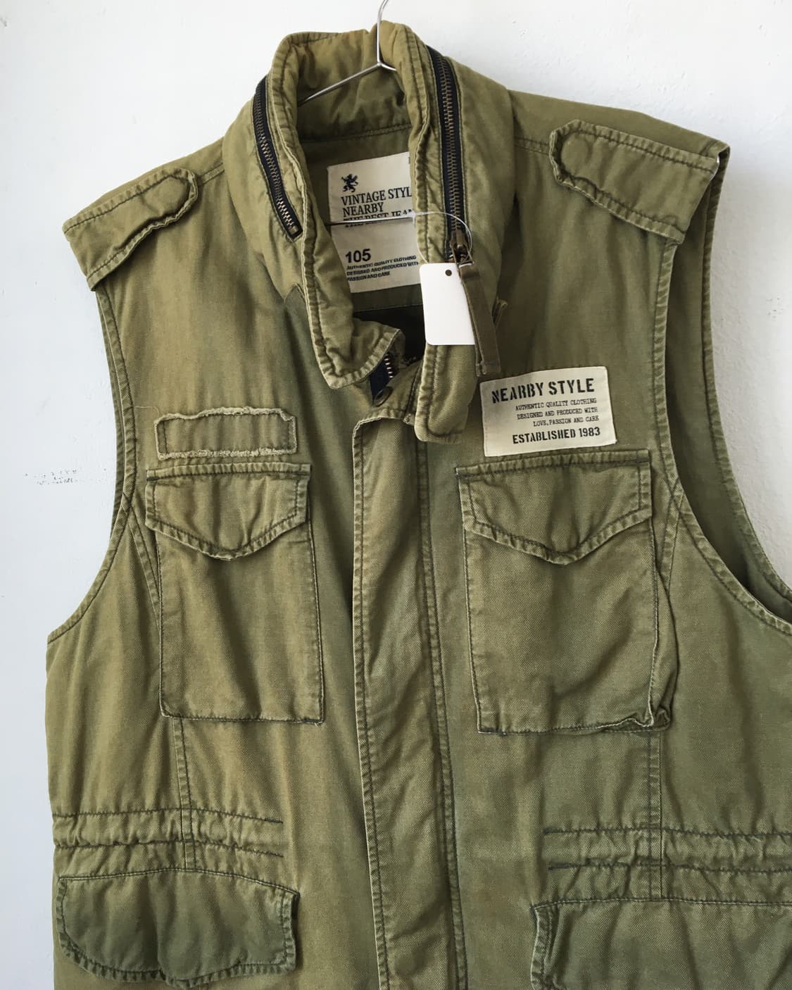 Khaki vest 상품이미지3