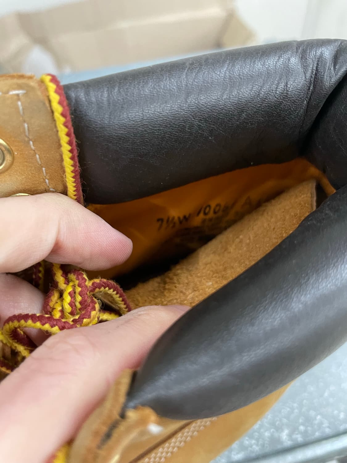 팀버랜드 6인치 프리미엄 부츠 US7.5 (gr-4027) 상품이미지8