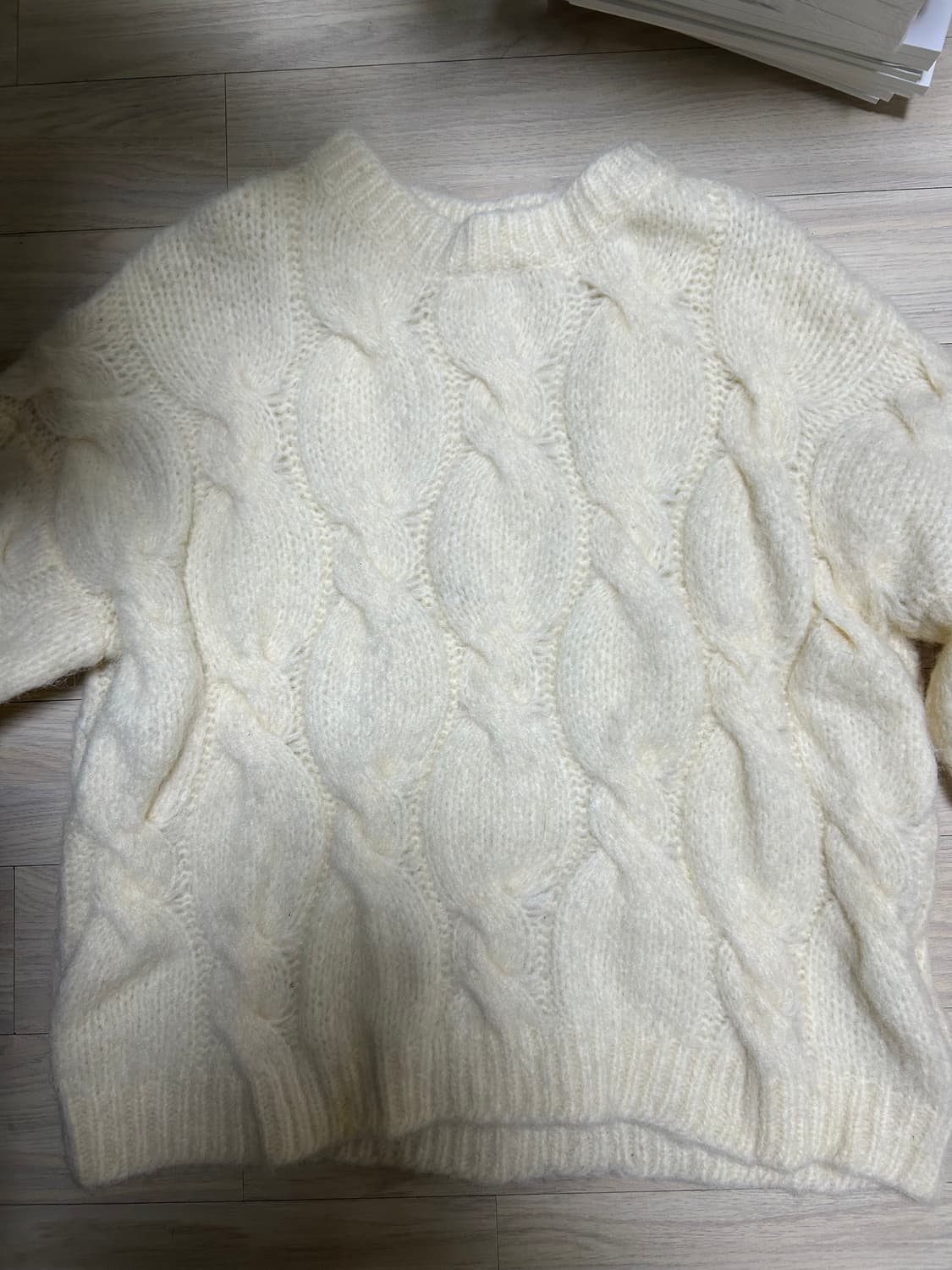 난닝구 꽈배기 니트 상품이미지1