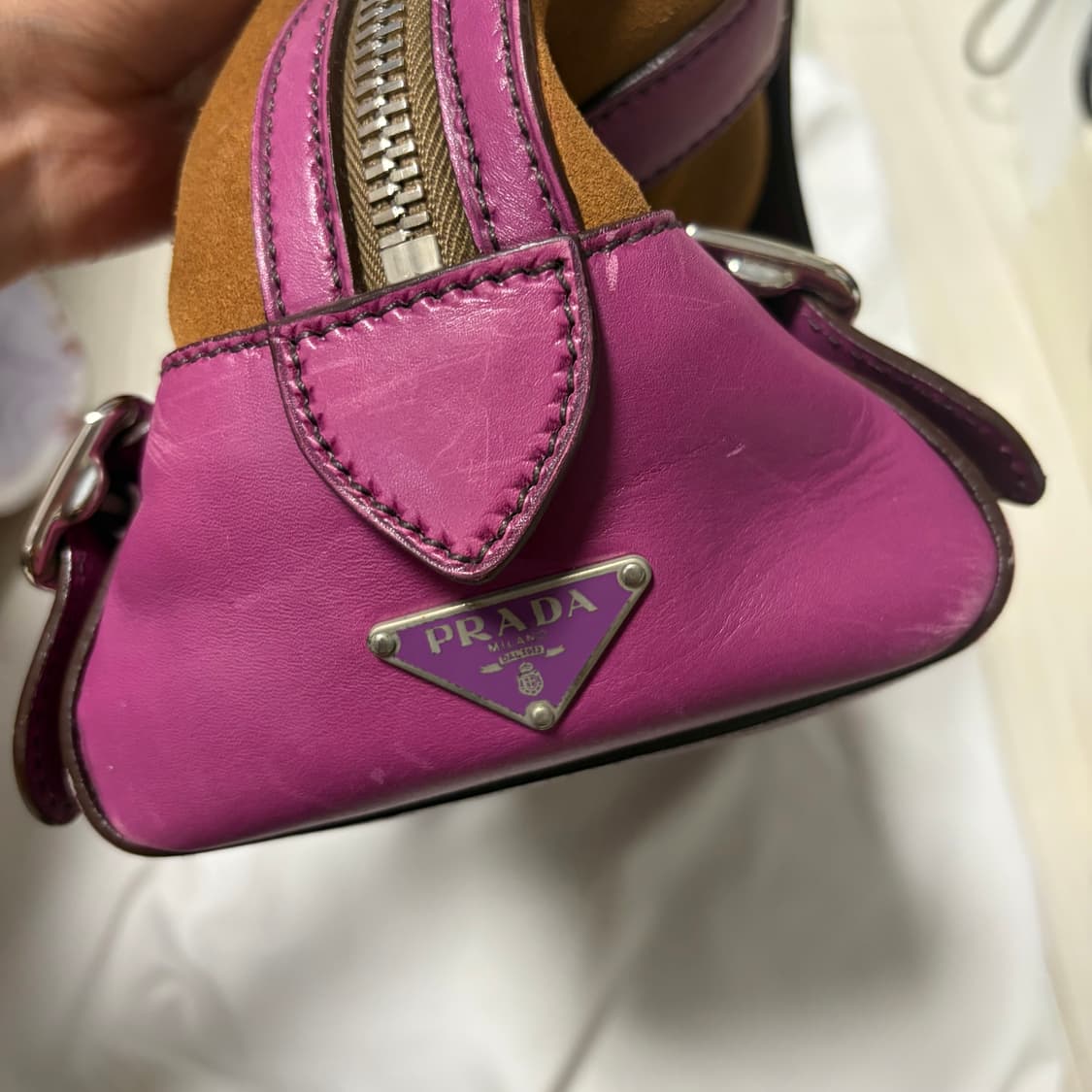 프라다 빈티지 볼링백  상품이미지3