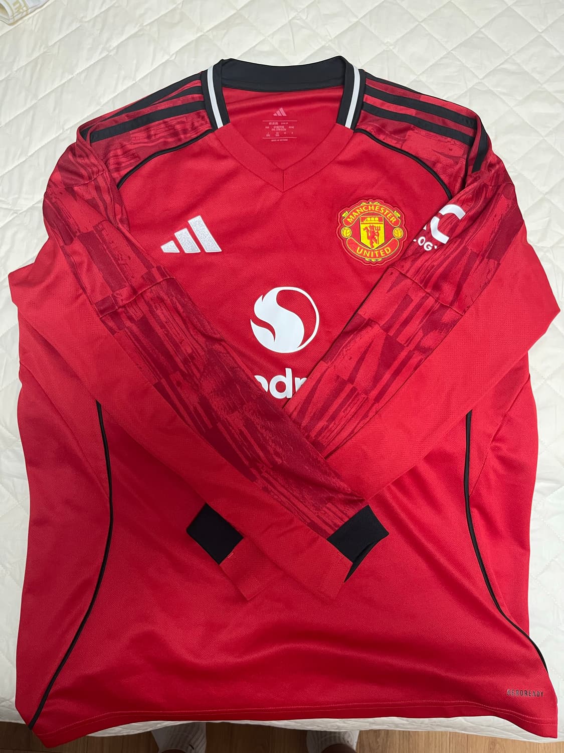 맨체스터 유나이티드 긴팔 유니폼 정품 상품이미지1