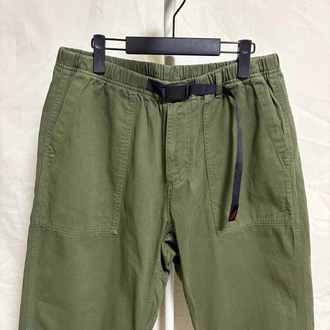 그라미치 루즈 테이퍼드 퍼티그 팬츠 / 카키, L 상품이미지2