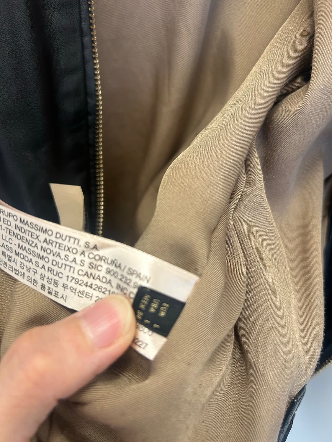 Massimo Dutti 가죽 자켓 상품이미지4