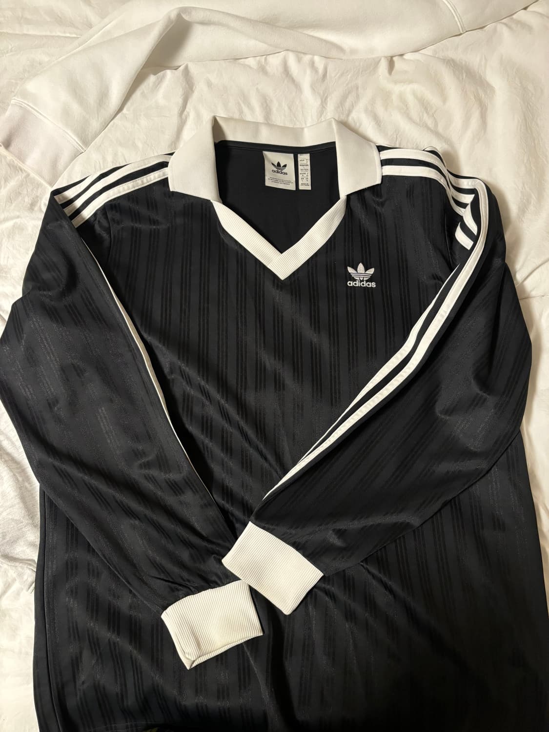 아디다스 피케 풋볼 긴팔 티 - 블랙 / IZ4808 L / 1개 상품이미지1