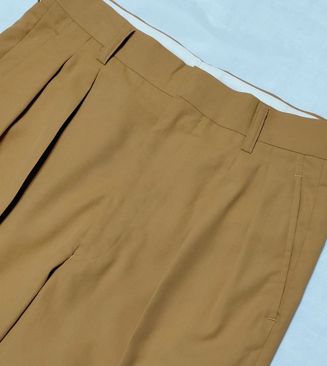 [빈티지/정품] MCM LEGERE 2턱 골드 카키 팬츠 (76사이즈) 상품이미지1