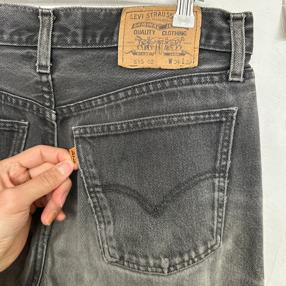 90’s 리바이스 615 오렌지탭(Made in UK) 상품이미지8