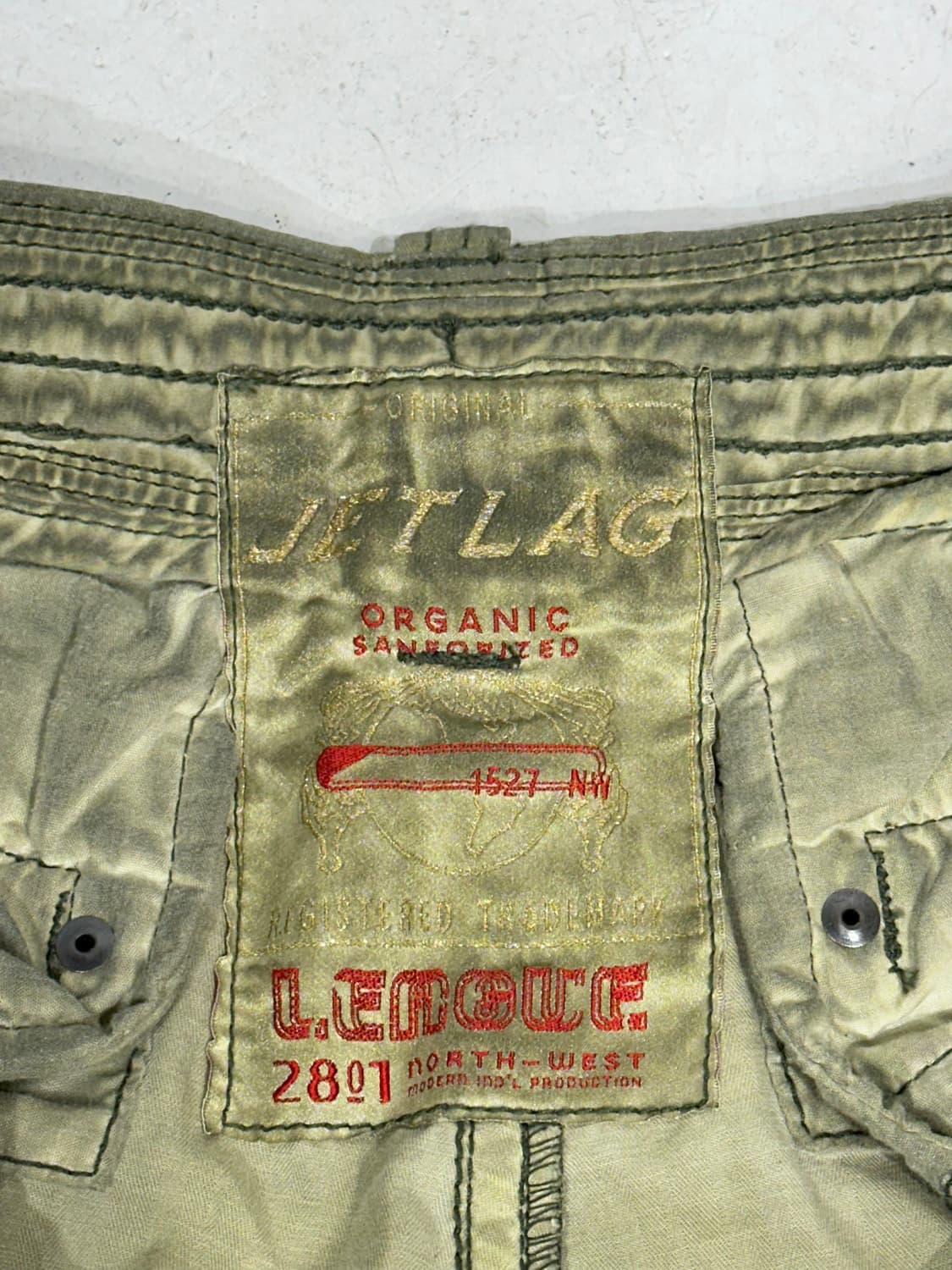 빈티지 y2k 올리브 카키 포켓 포인트 카고 팬츠 와이드 바지  상품이미지7