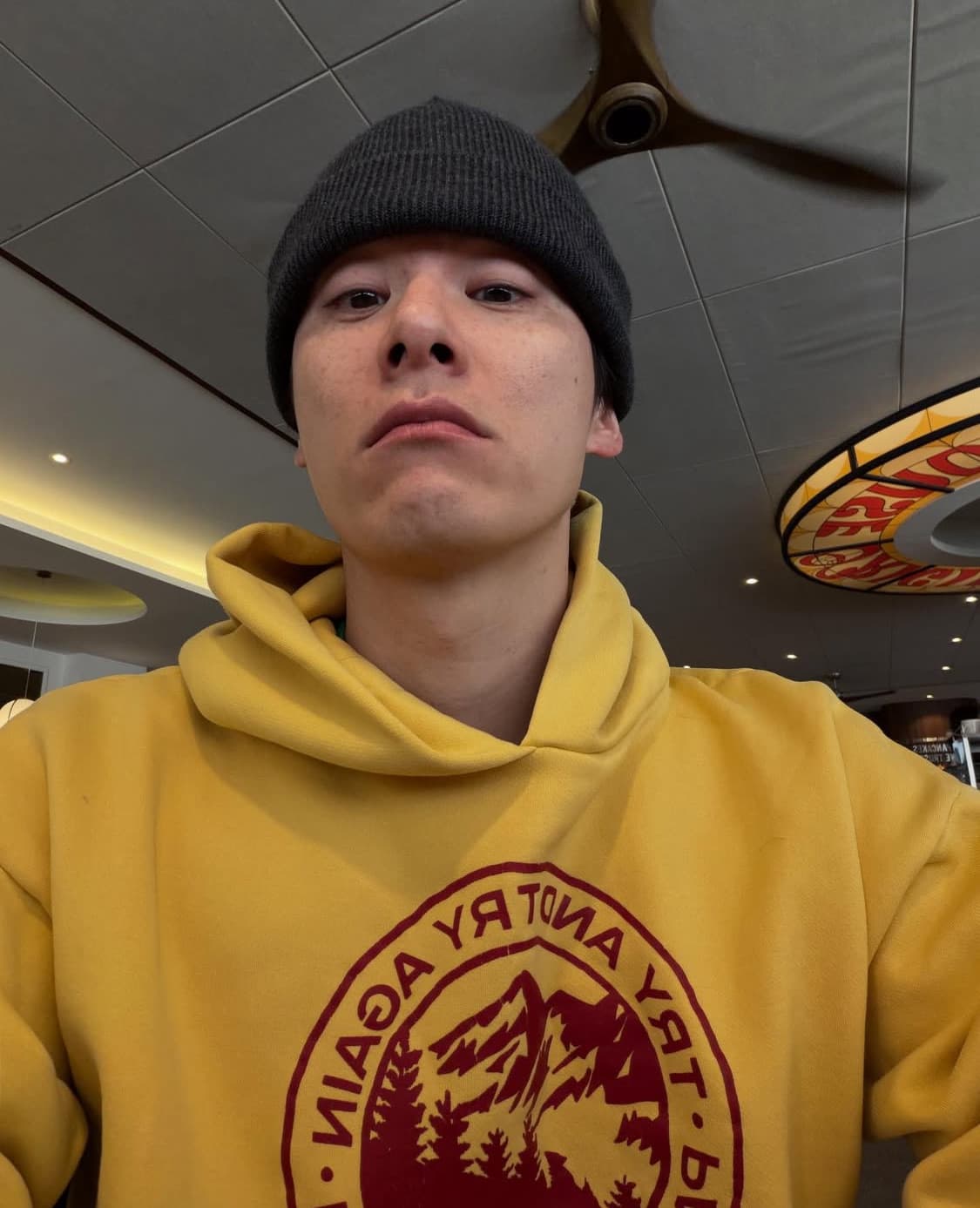 Collect pieces 컬렉트피시스 옐로우 후드 L 상품이미지2