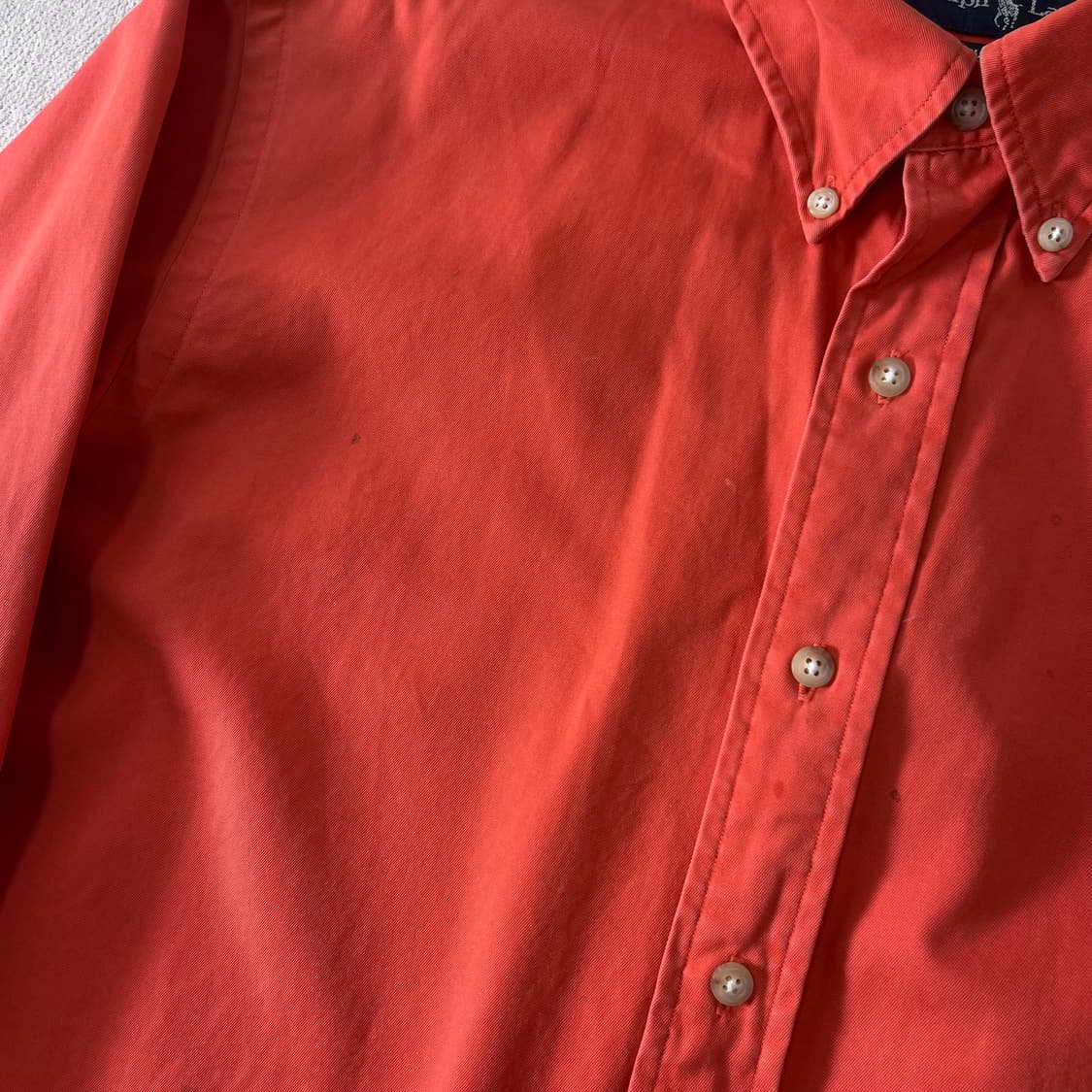 105 폴로랄프로렌 코튼 오렌지 셔츠  상품이미지6