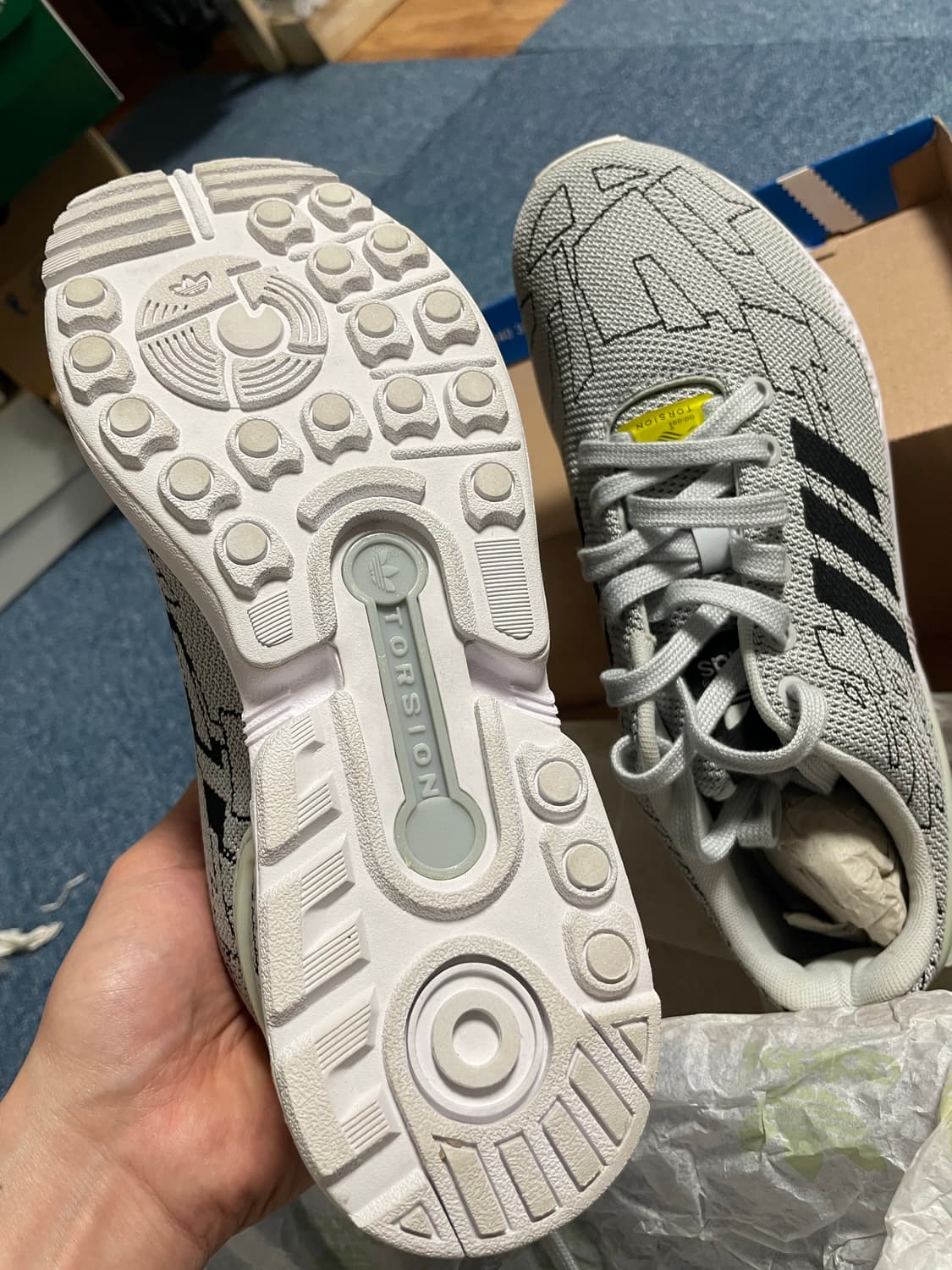 [새상품] 아디다스 zx 토션 운동화(255SIZE) 상품이미지6