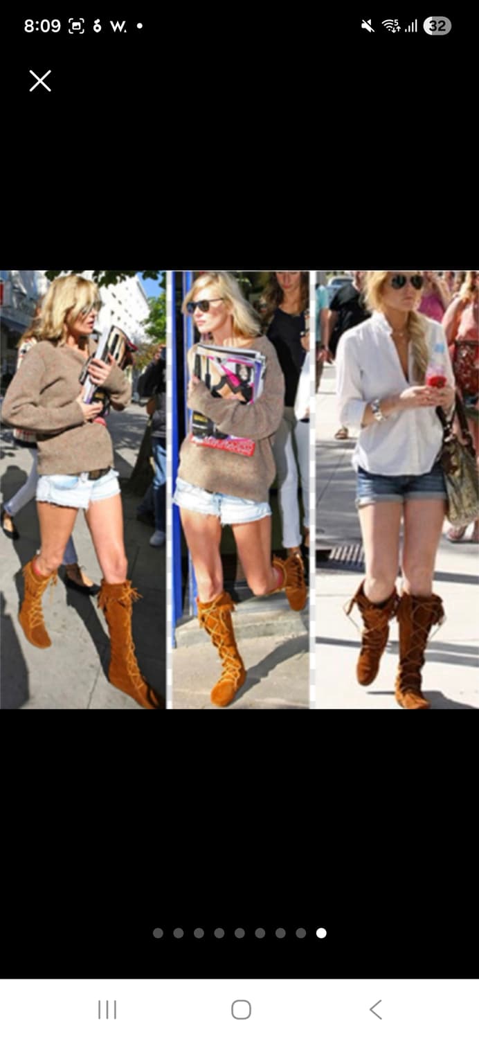 (마지막특가) 미네통카 롱부츠 7(240) 새상품 상품이미지2