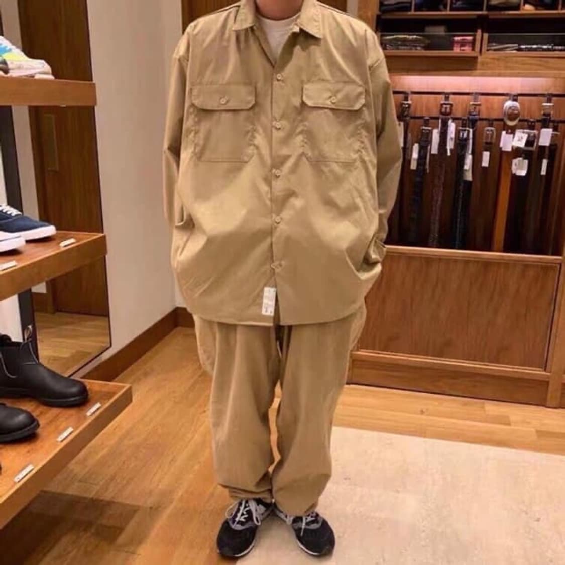 Beams SSZ X ah.h 아키오 하세가와 워크 셔츠 상품이미지1