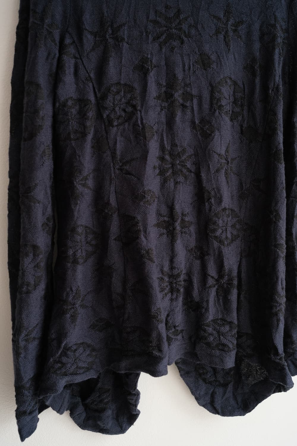 Jacquard wrinkled knit jacket  상품이미지10