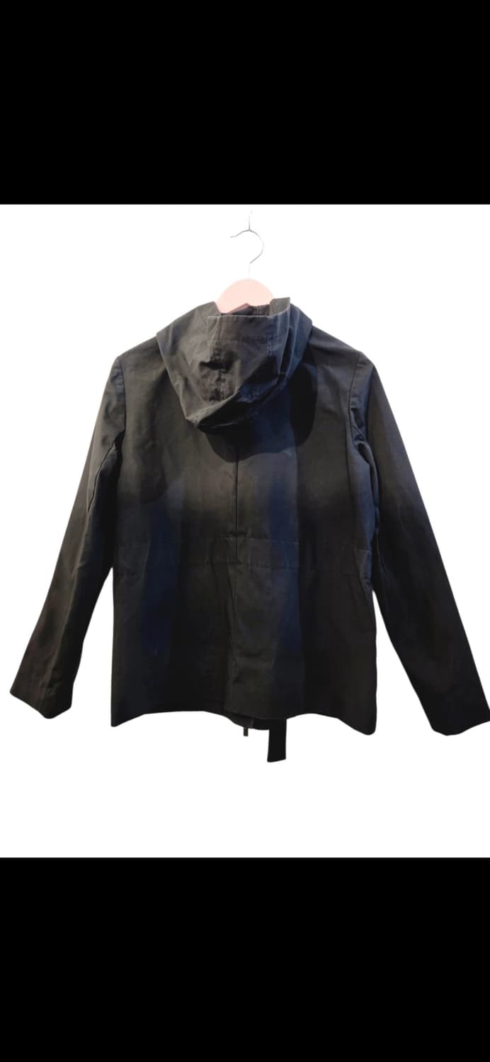 띠어리 후드 벨티드 블랙 자켓 상품이미지6