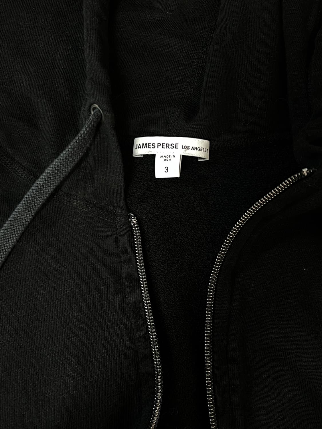 제임스펄스 후드집업 블랙 색상 3사이즈 상품이미지4