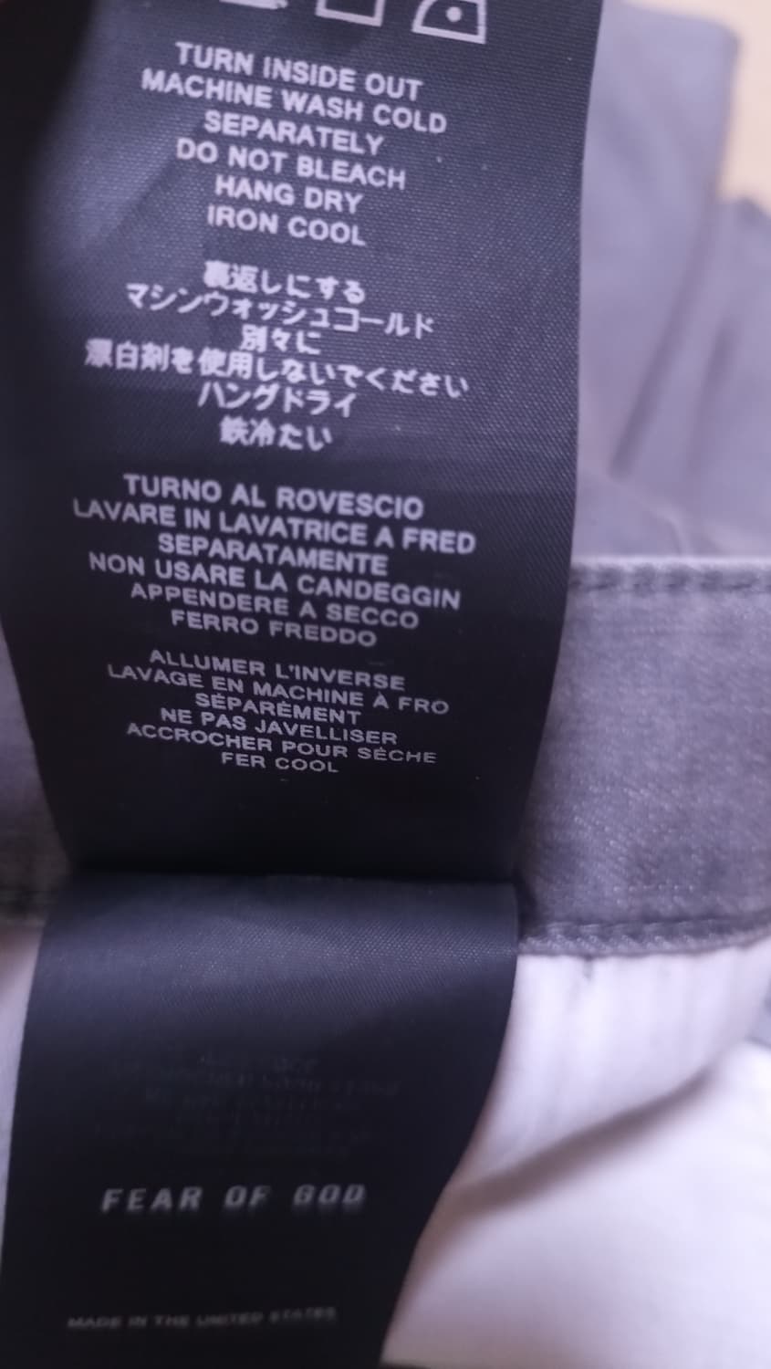 피어오브갓 Sixth Collection 디스트레스드 데님 팬츠 상품이미지8