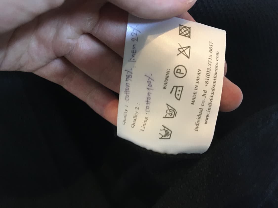 individual sentiments jacket 상품이미지6